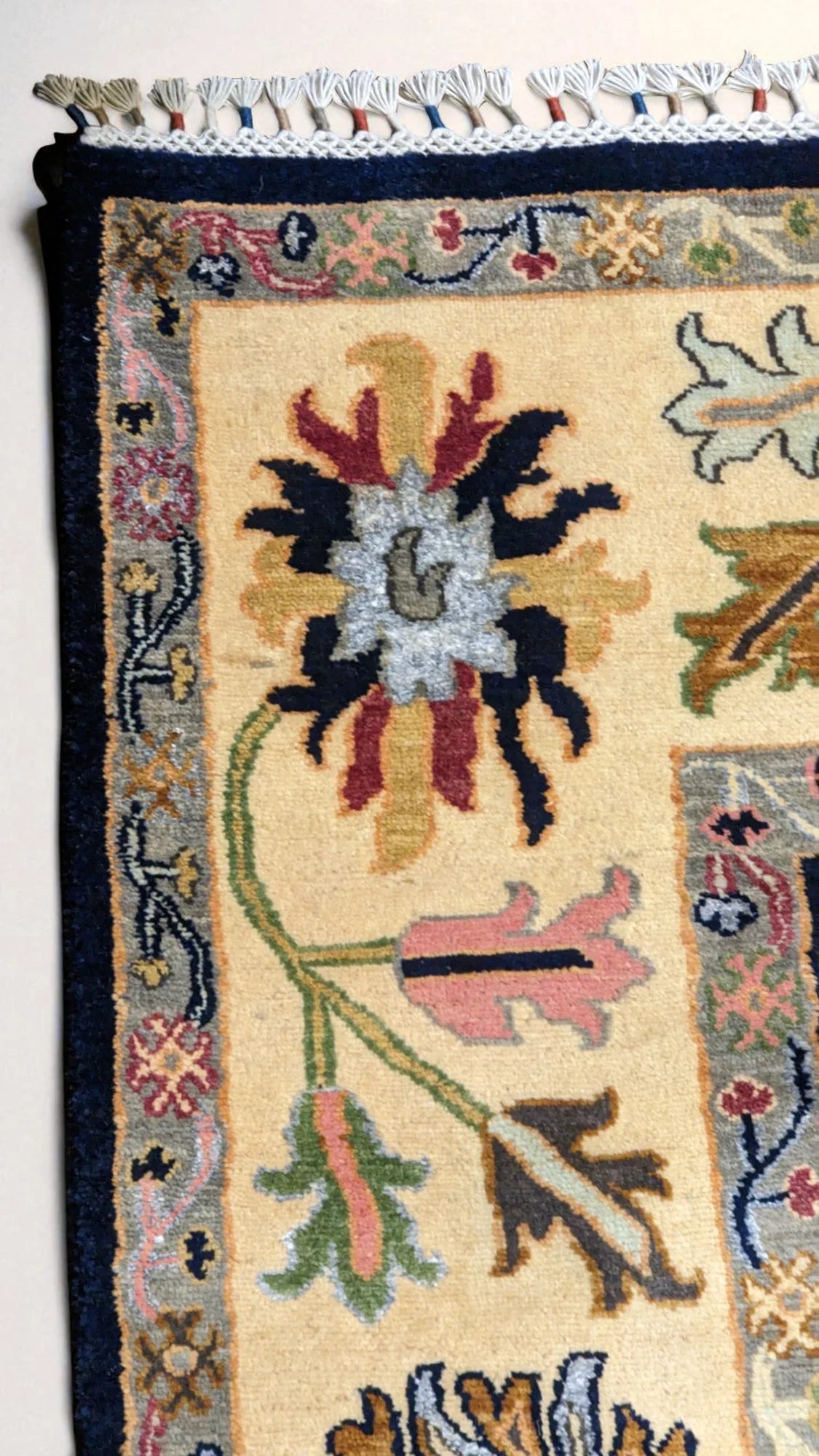 Oushak Hand Knotted Chobi Rug - Size: 320 × 243 cm
