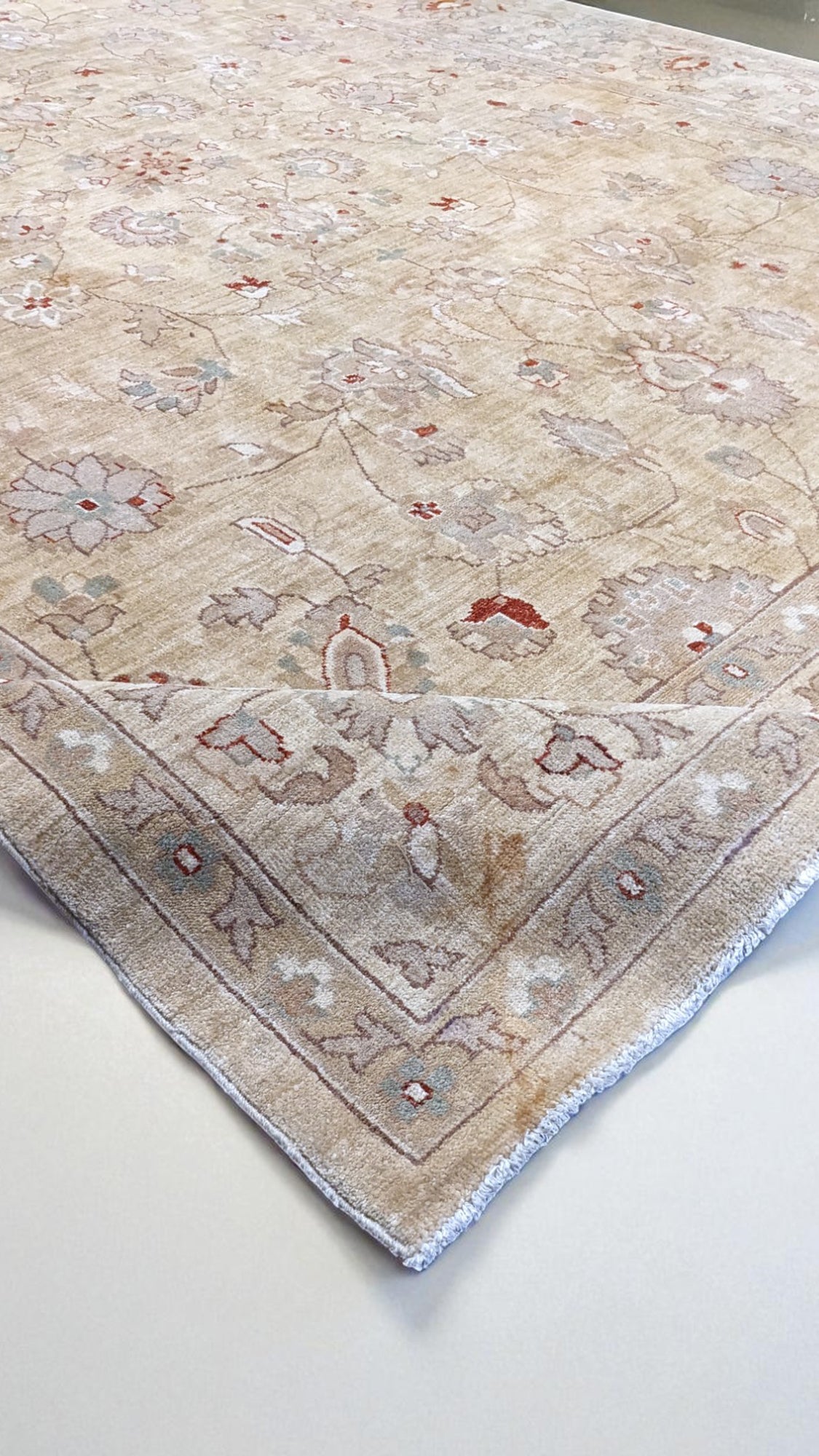 Sultani Hand Knotted Ziegler Chobi Rug - Size: 366 × 246 cm