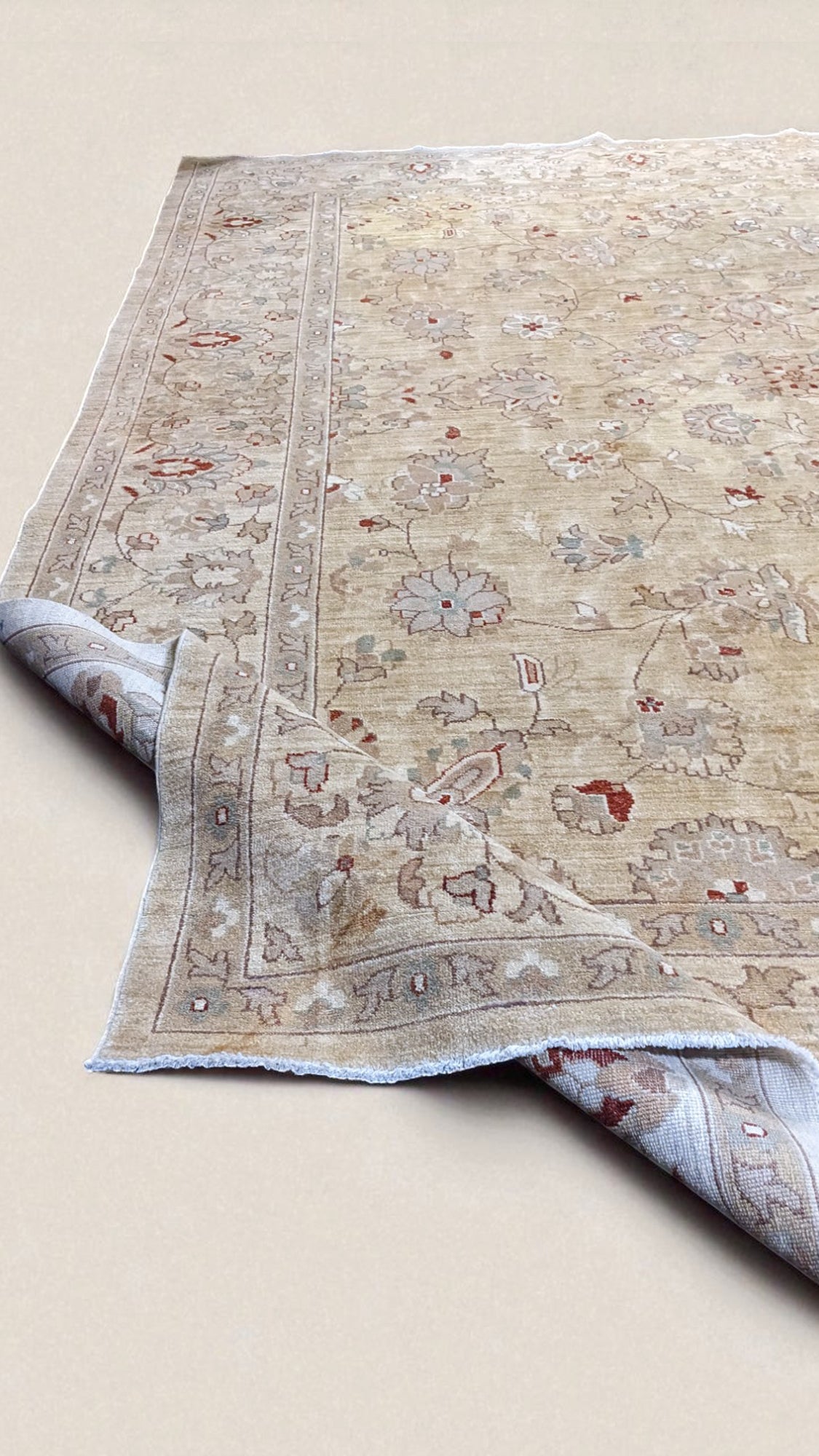 Sultani Hand Knotted Ziegler Chobi Rug - Size: 366 × 246 cm