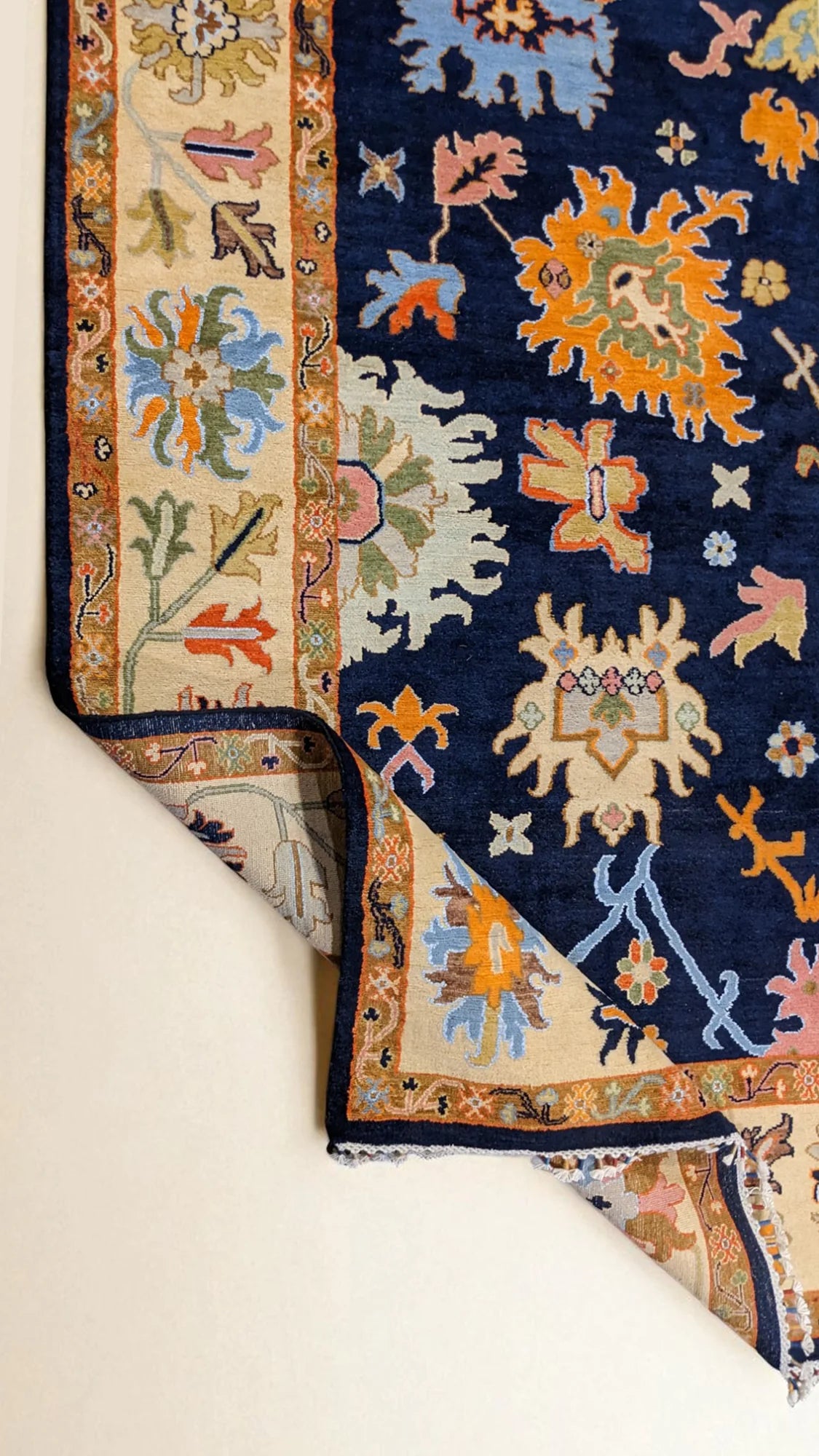 Oushak Hand Knotted Chobi Rug - 313 × 249 cm (10'3" × 8'2")