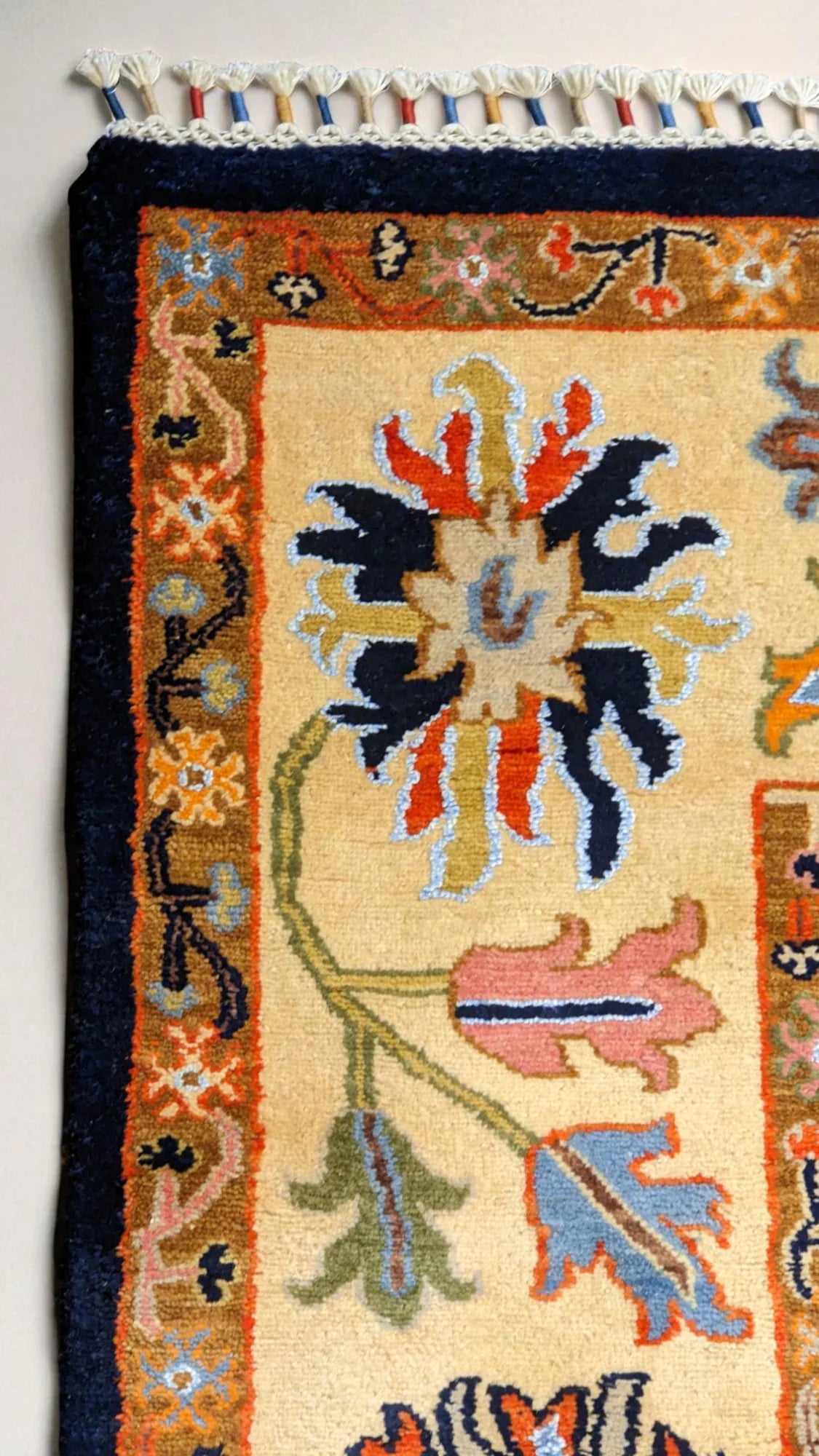 Oushak Hand Knotted Chobi Rug - 313 × 249 cm (10'3" × 8'2")