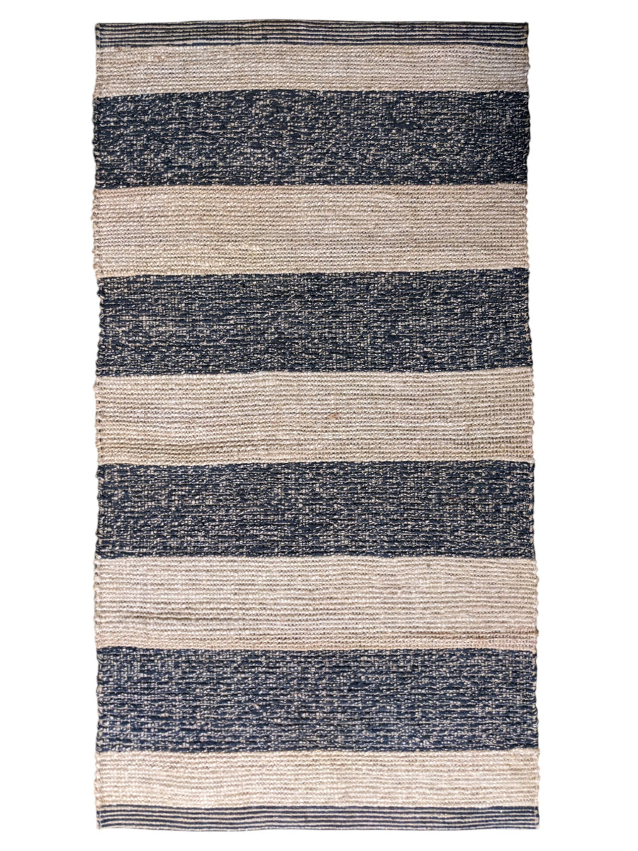 Braided Natural Jute Rug - 152 x 85 cm