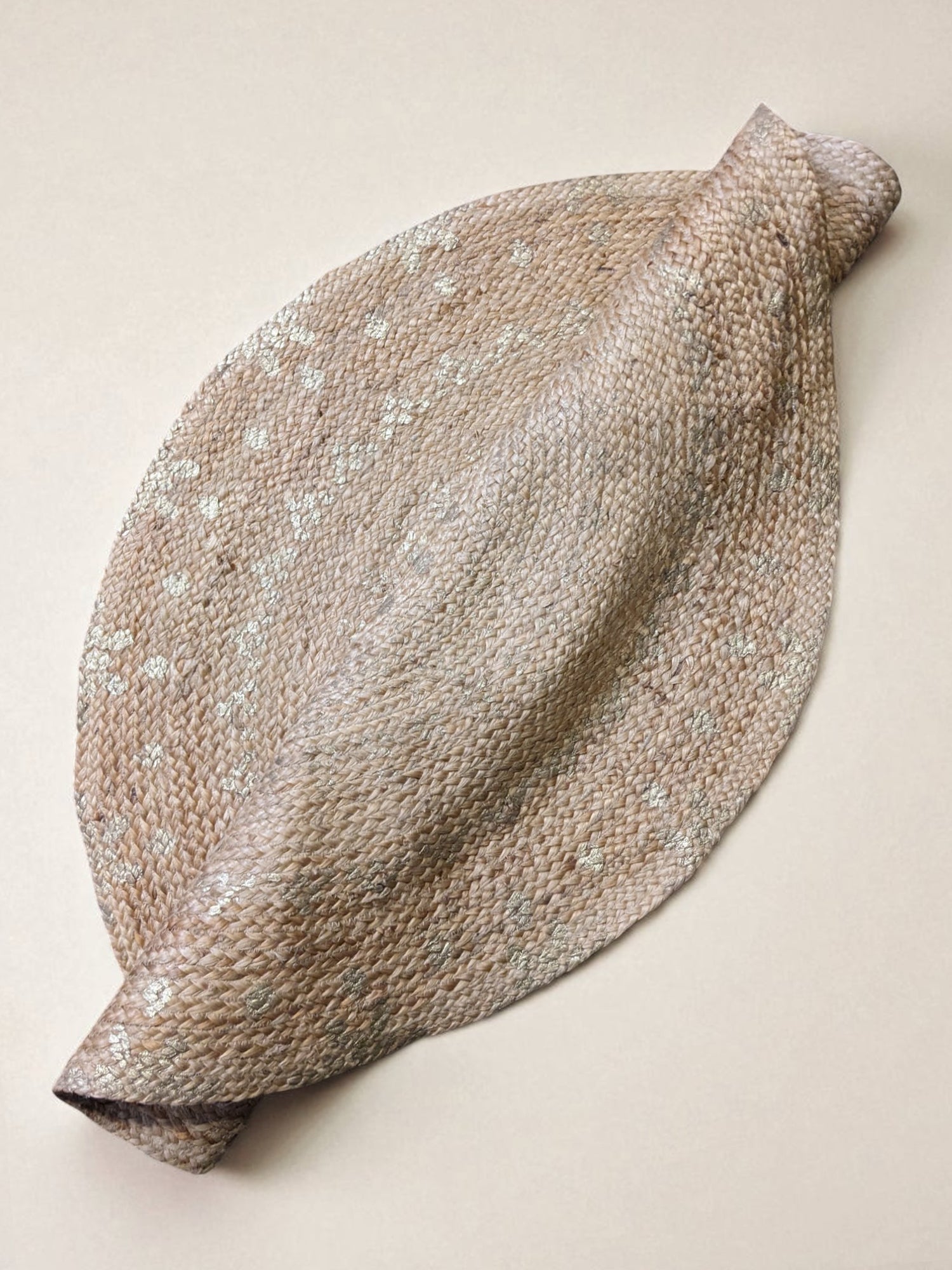 Chunky Natural Jute Rug - 119 x 119 cm