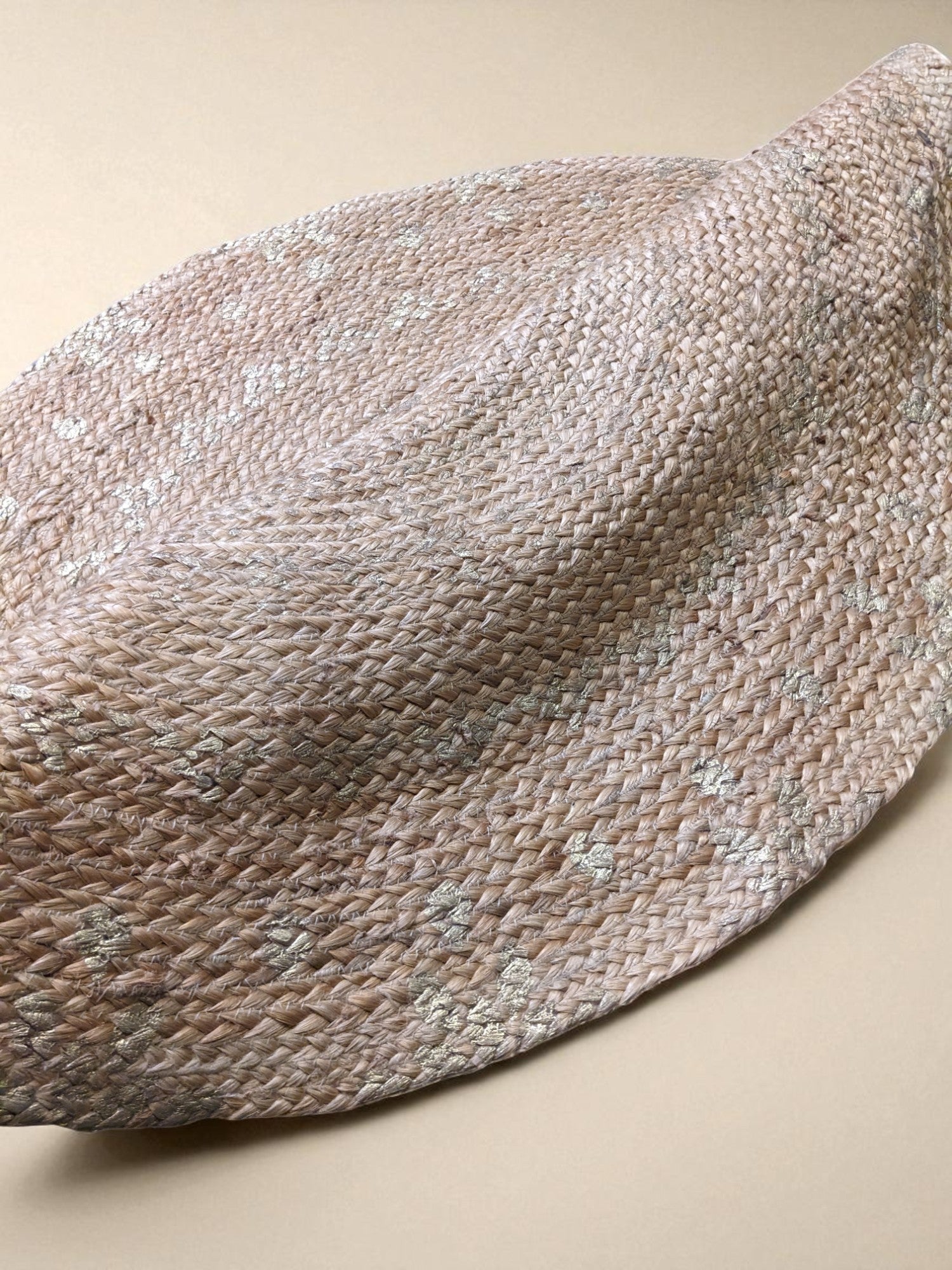 Chunky Natural Jute Rug - 119 x 119 cm