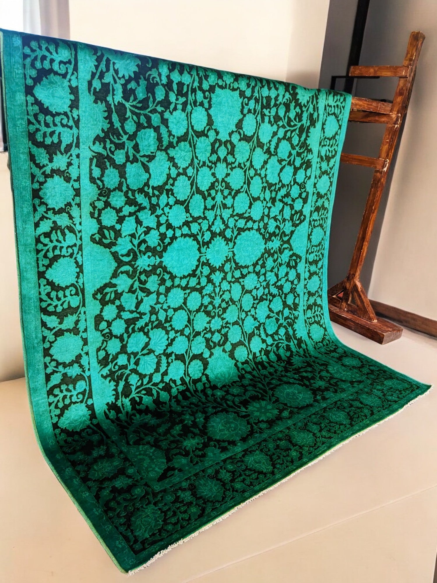 Ziegler Silk Wash Chobi Rug - 277 x 186 cm