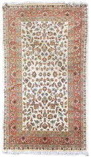 Pakistani Single Knot Silk Persian Rug - Size: 8.1 x 4.10 - Imam Carpet Co