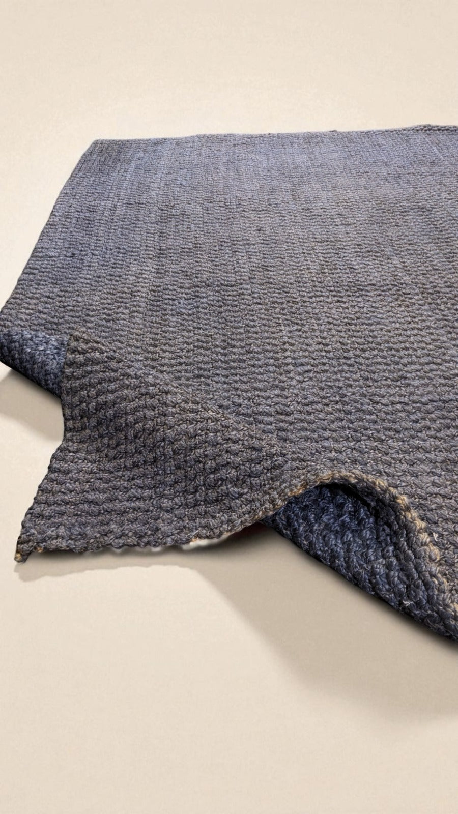 Braided Overdyed Jute Rug - 275 x 183 cm