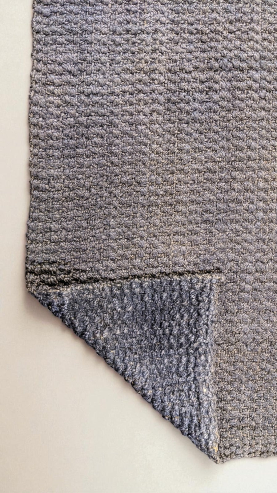 Braided Overdyed Jute Rug - 275 x 183 cm