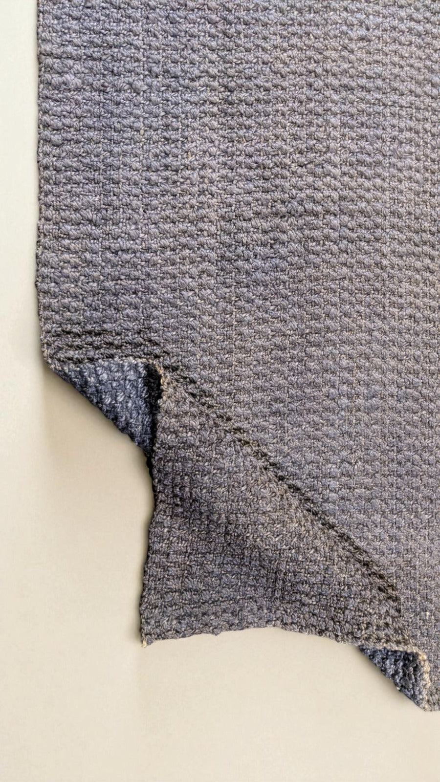 Braided Overdyed Jute Rug - 275 x 183 cm