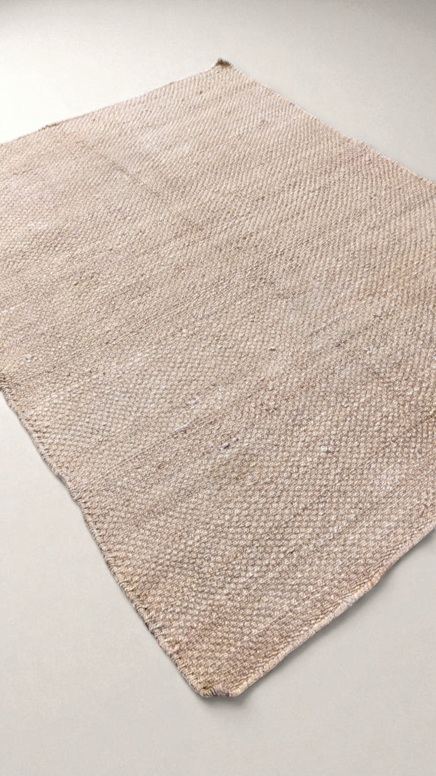 Flatweave Natural Jute Rug - 229 x 171 cm