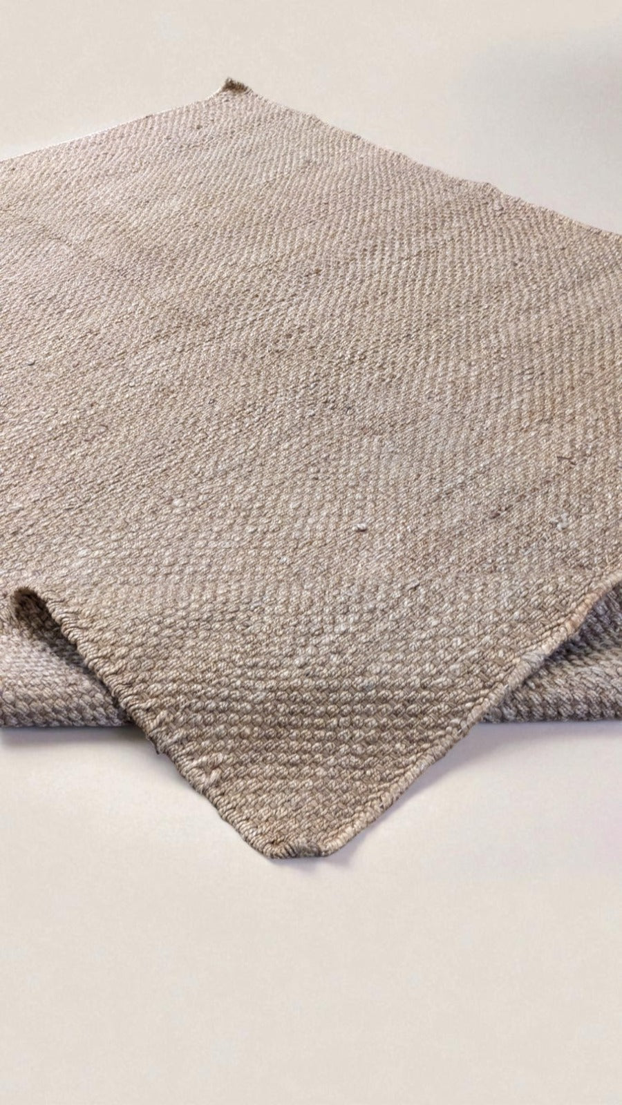 Flatweave Natural Jute Rug - 229 x 171 cm