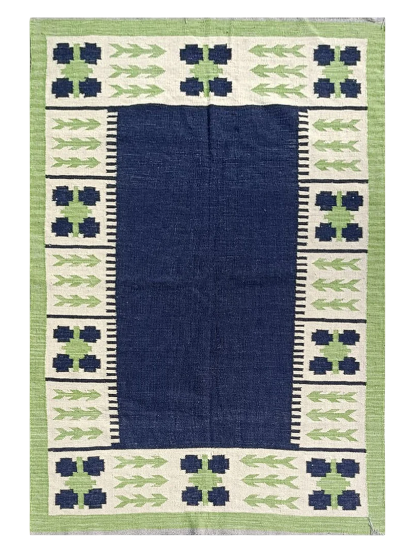 Skandinavischer Kelim-Teppich – Größe: 215 x 150 cm