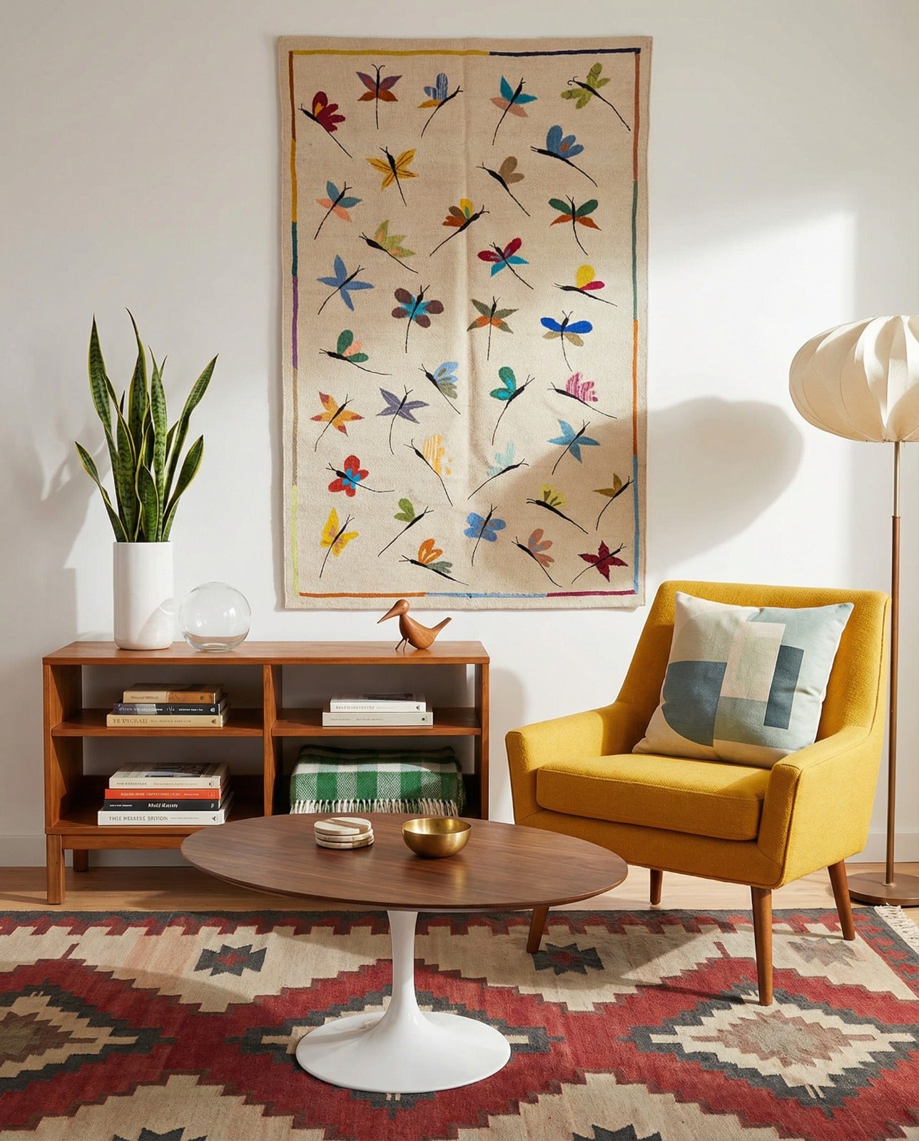 Suzani Hand Embroidered Kilim - Size: 180 x 120 cm