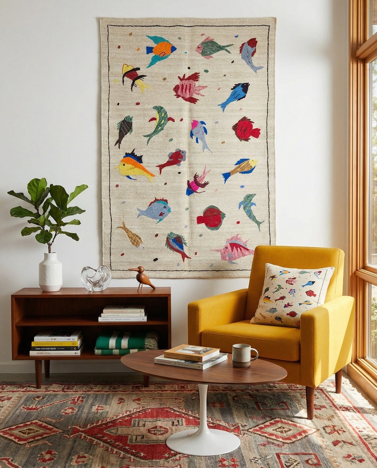 Suzani Hand Embroidered Kilim - Size: 150 x 100 cm