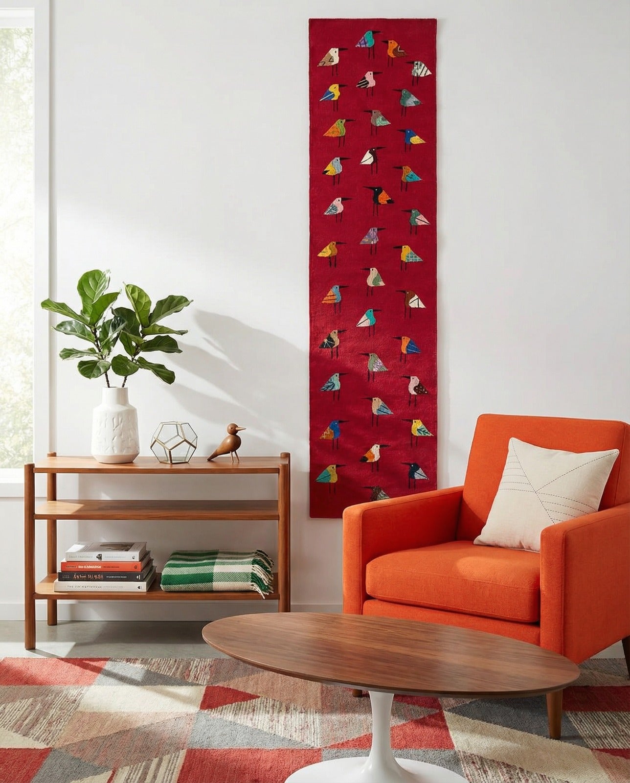 Suzani Hand Embroidered Kilim - Size: 250 x 60 cm