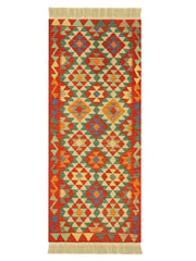 Afghani Chobi Kilim - 193 x 71 cm