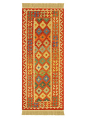 Afghani Chobi Kilim - 76 x 188 cm