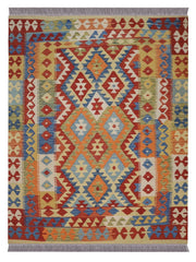 Afghani Chobi Kilim - 192 x 157 cm