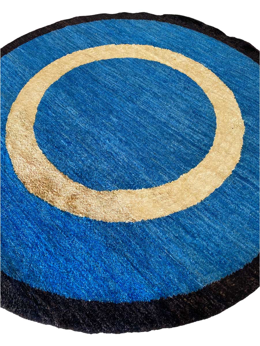 Eier-Handgeknüpfter Teppich – 214 x 214 cm