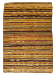 Bohemian Braided Jute Rug - 195 x 134 cm