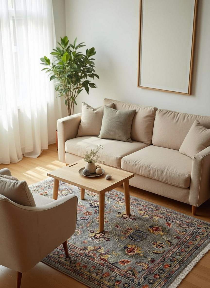 Aeva Hand Knotted Rug - 223 x 152 cm