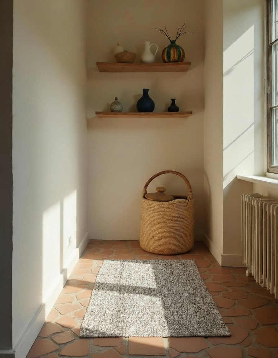 Chunky Natural Jute Rug - 152 x 91 cm