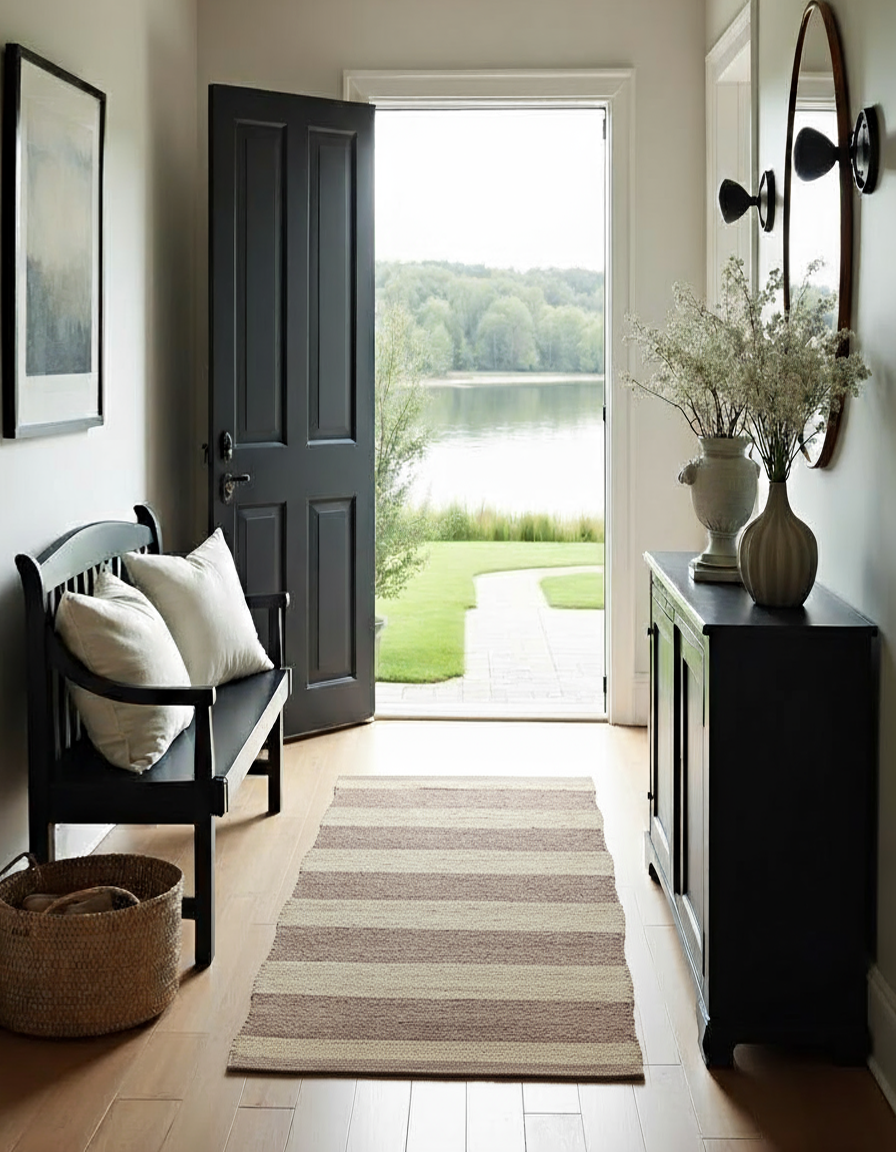 Braided Natural Jute Runner - 152 × 82 cm