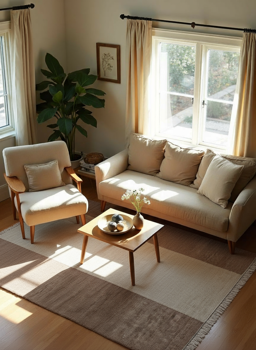 Striae Hand Knotted Rug - Made to Order