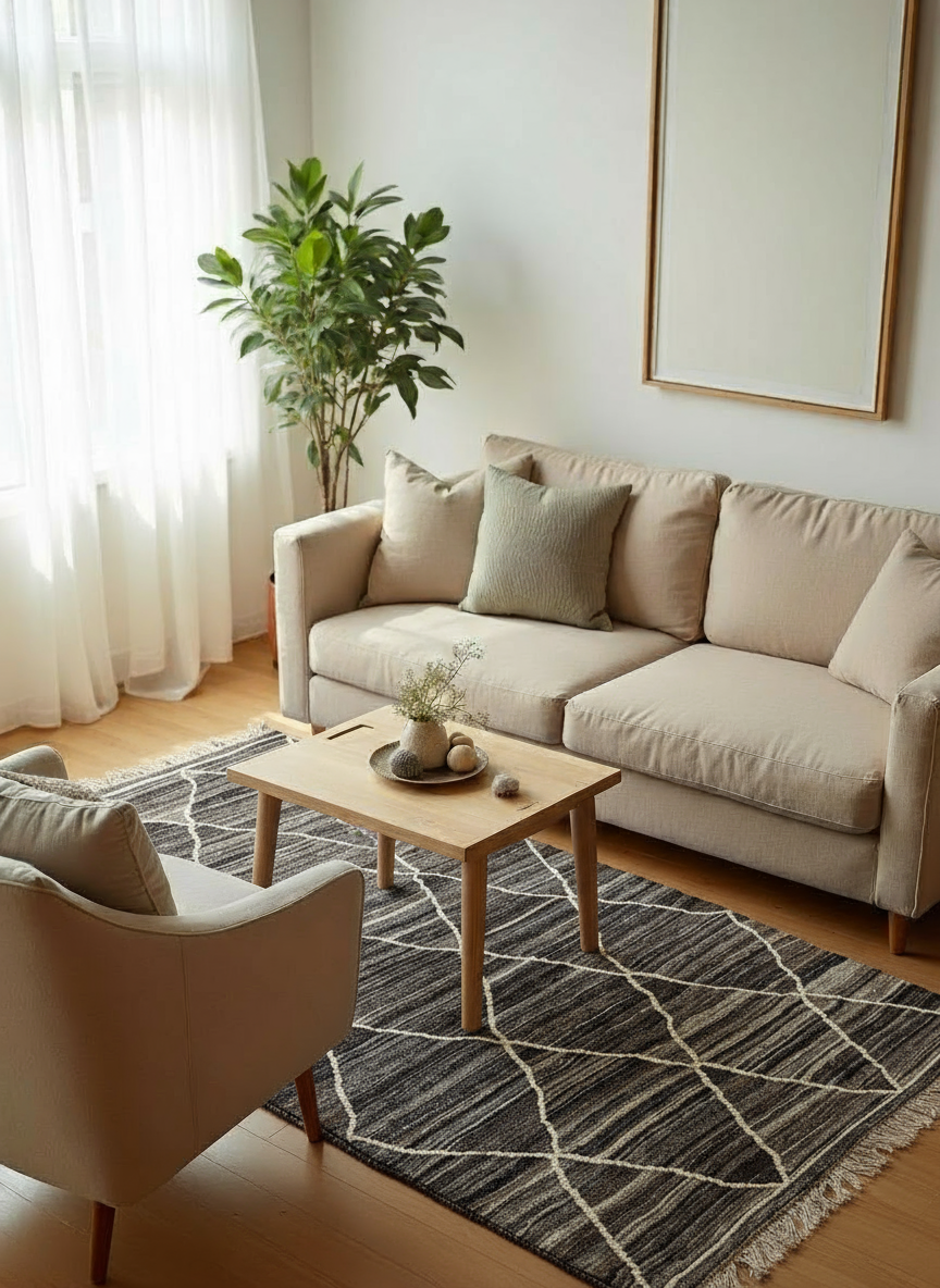 Zarifa Flatweave Rug - 183 x 132 cm