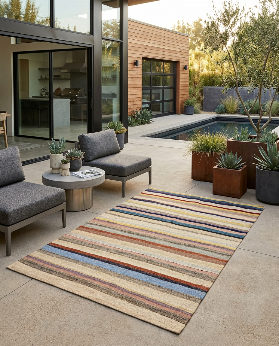 Scandinavian Kilim Rug - Size: 96 x 155 cm