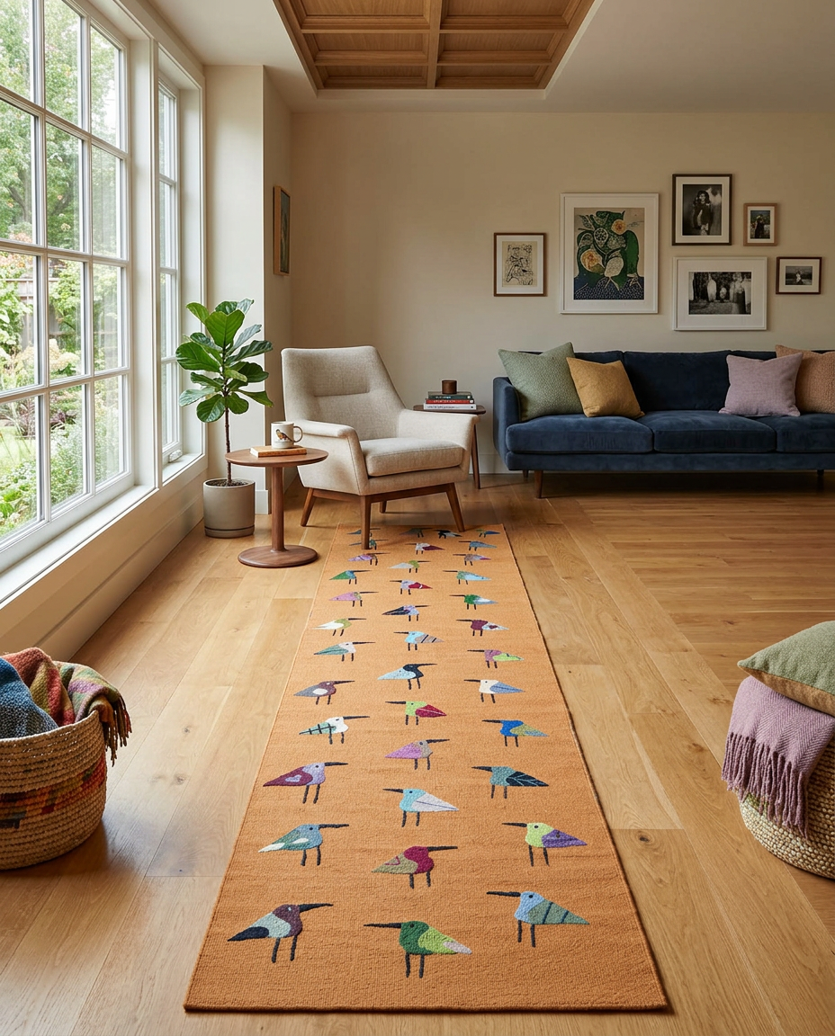 Suzani Hand Embroidered Kilim - Size: 60 x 240 cm