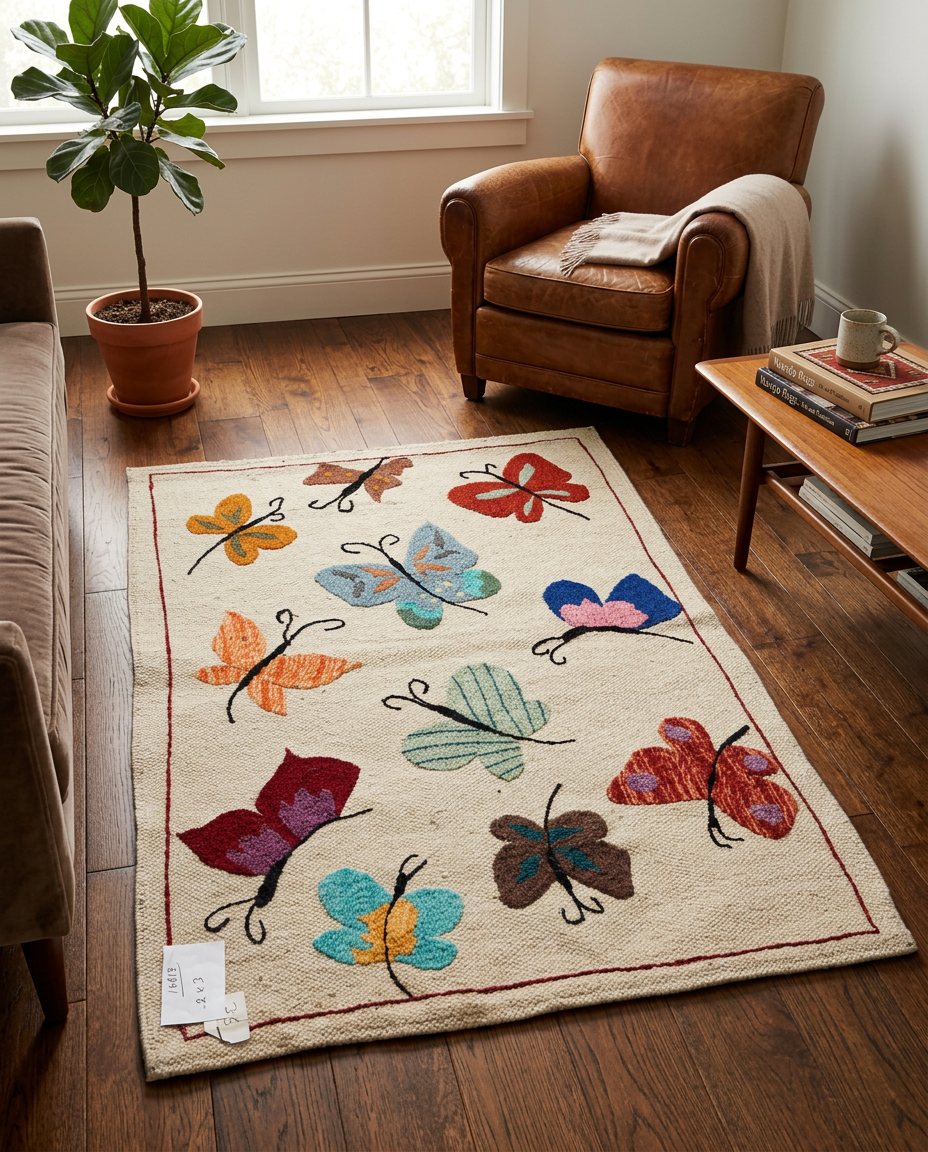 Suzani Hand Embroidered Kilim - Size: 90 x 60 cm