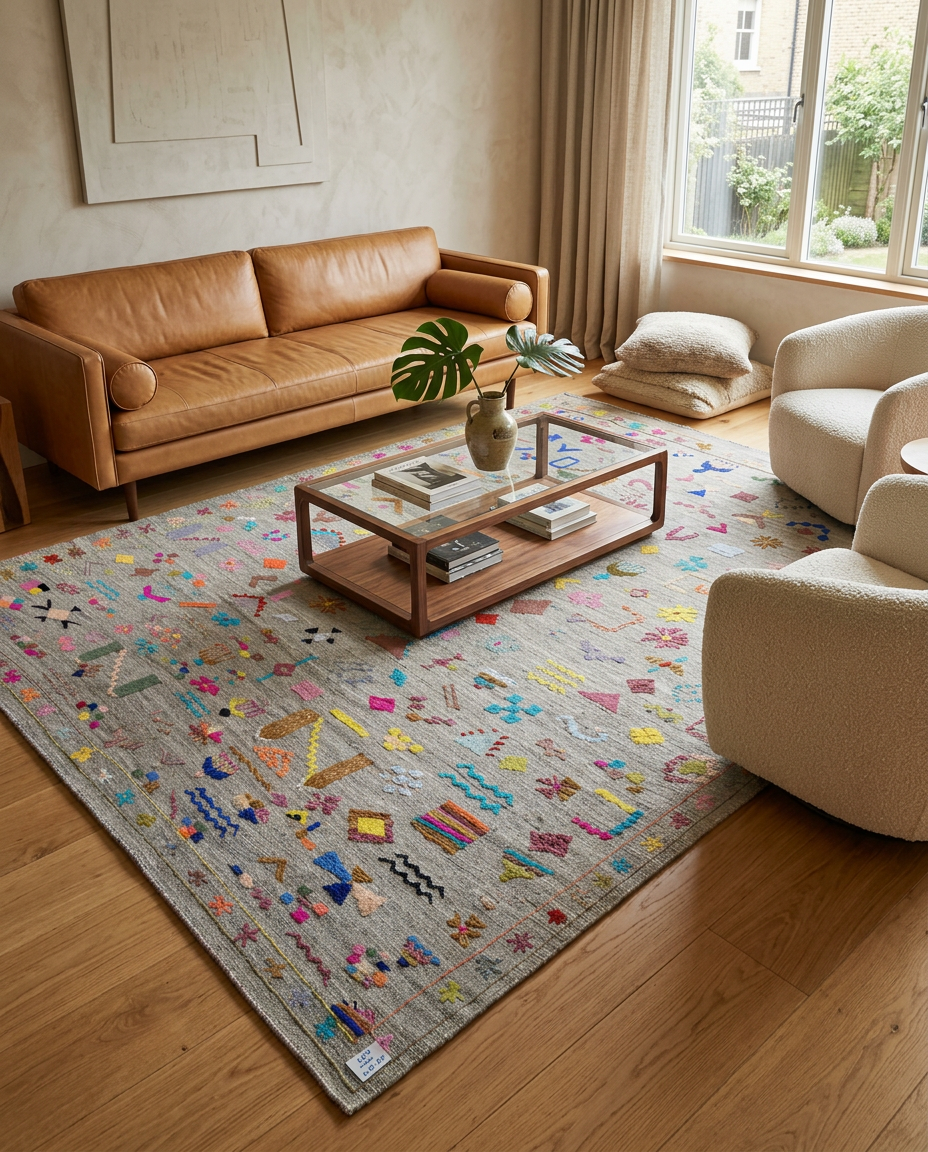 Suzani Hand Embroidered Kilim - Size: 300 x 243 cm