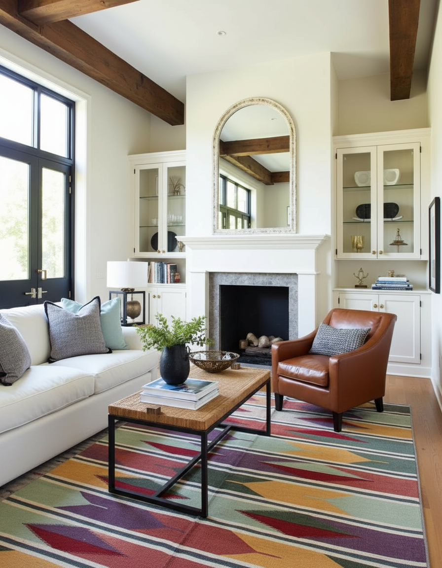 Scandinavian Kilim Rug - Size: 240 x 170 cm