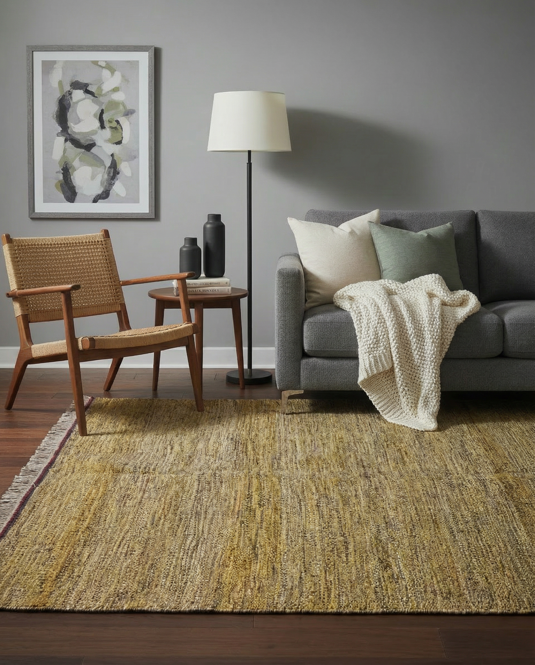 Scandinavian Kilim Rug - Size: 215 x 150 cm