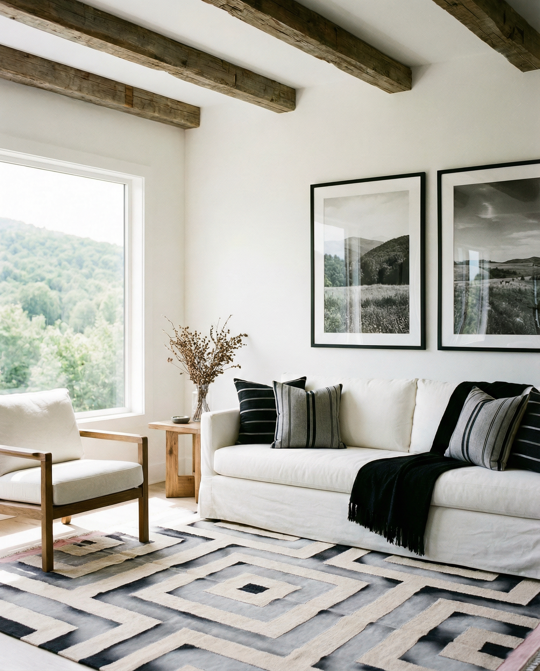 Scandinavian Kilim Rug - Size: 240 x 180 cm