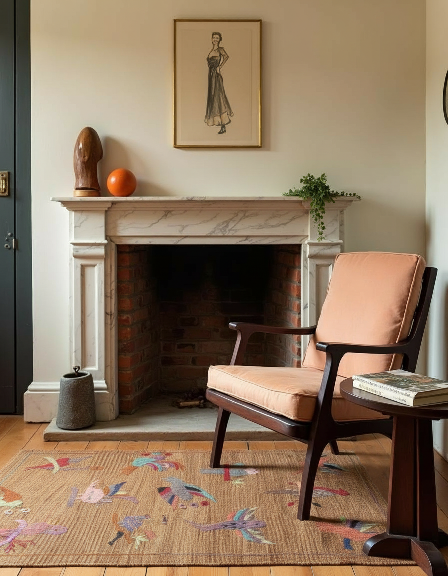 Suzani Hand Embroidered Kilim - Size: 120 x 80 cm