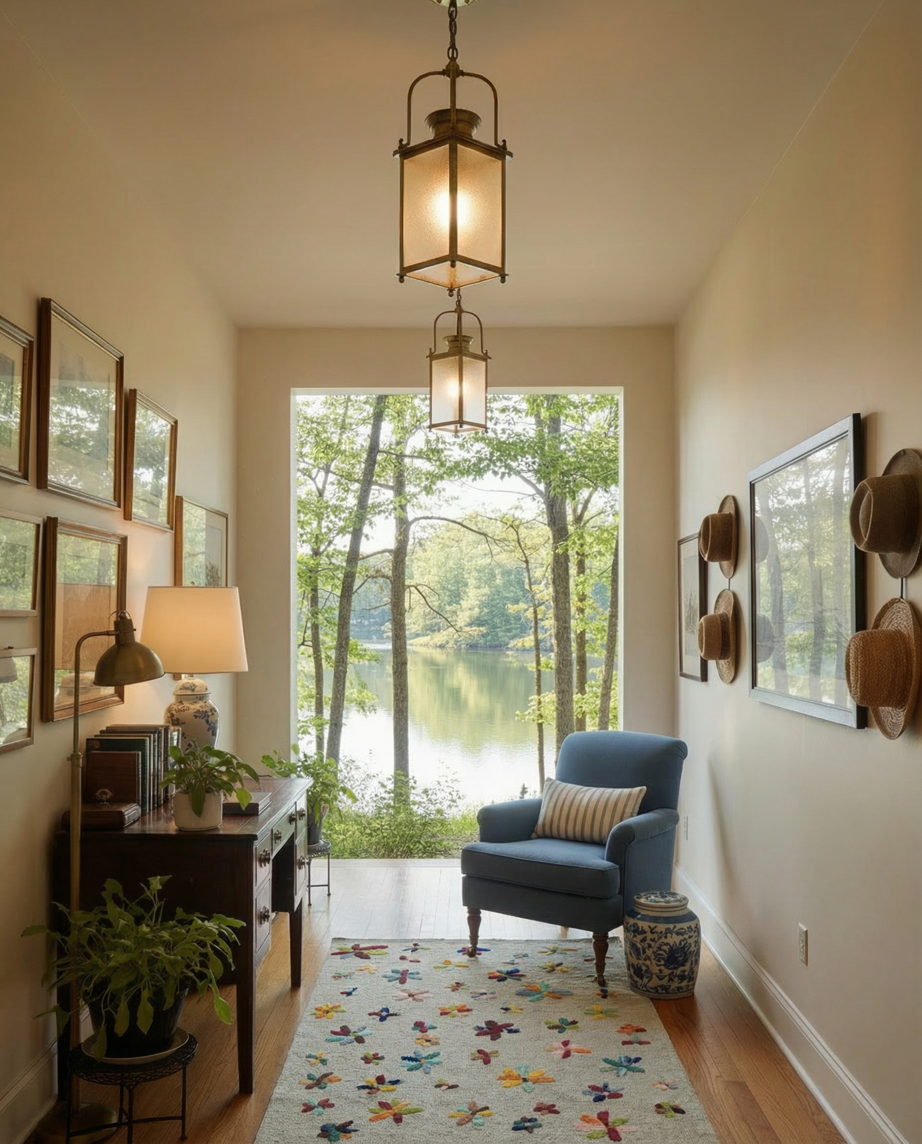 Suzani Hand Embroidered Kilim - Size: 90 x 60 cm