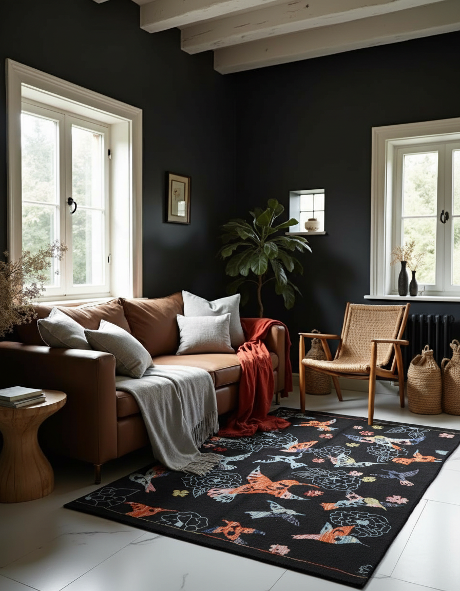 Suzani Hand Embroidered Kilim - Size: 180 x 120 cm