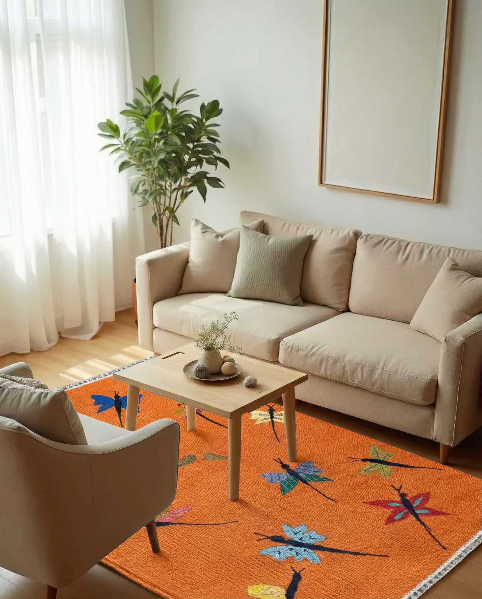 Suzani Hand Embroidered Kilim - Size: 90 x 60 cm