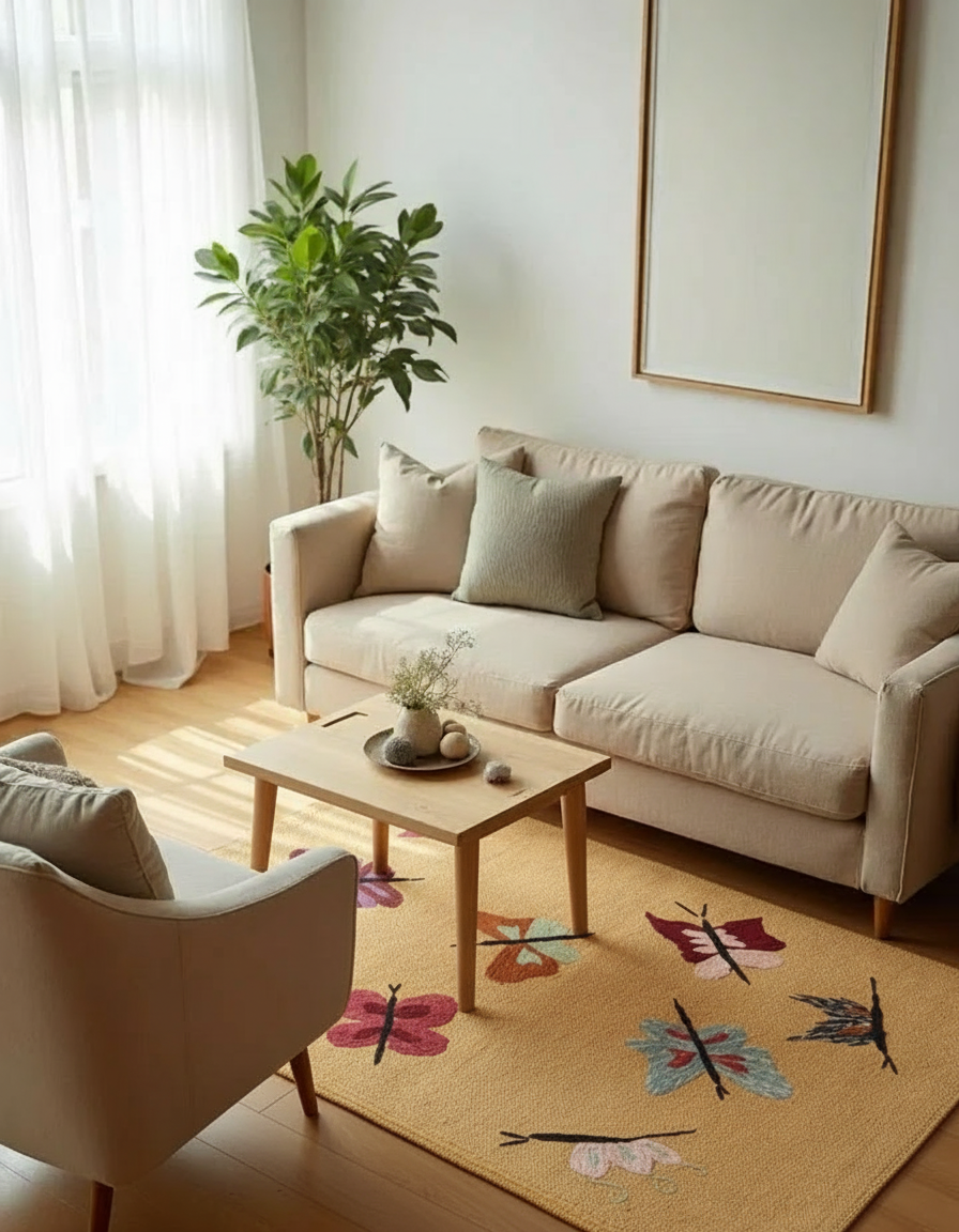 Suzani Hand Embroidered Kilim - Size: 90 x 60 cm