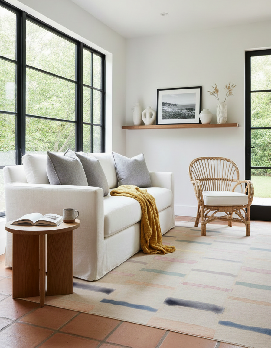 Scandinavian Kilim Rug - Size: 240 x 170 cm