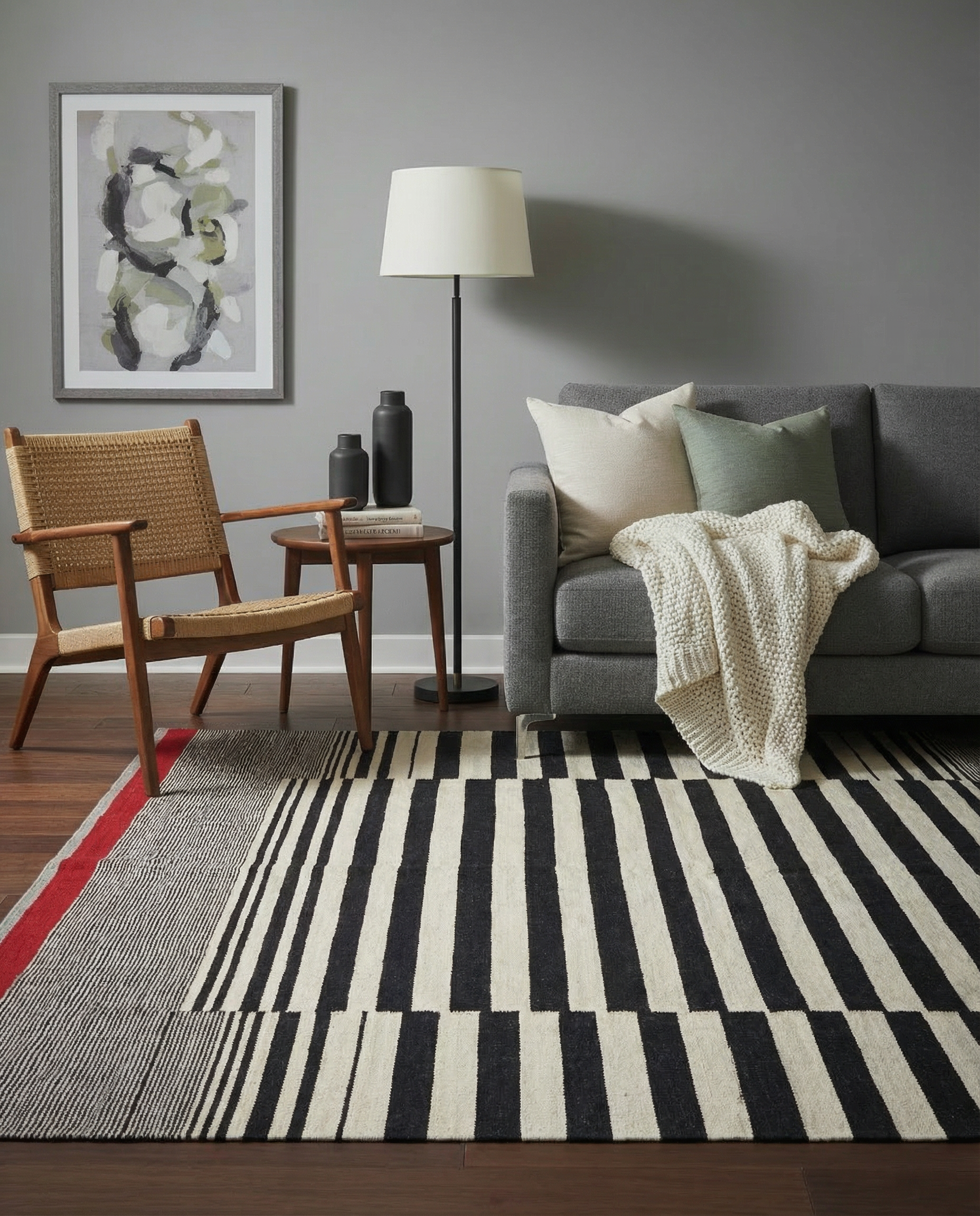 Scandinavian Kilim Rug - Size: 240 x 175 cm