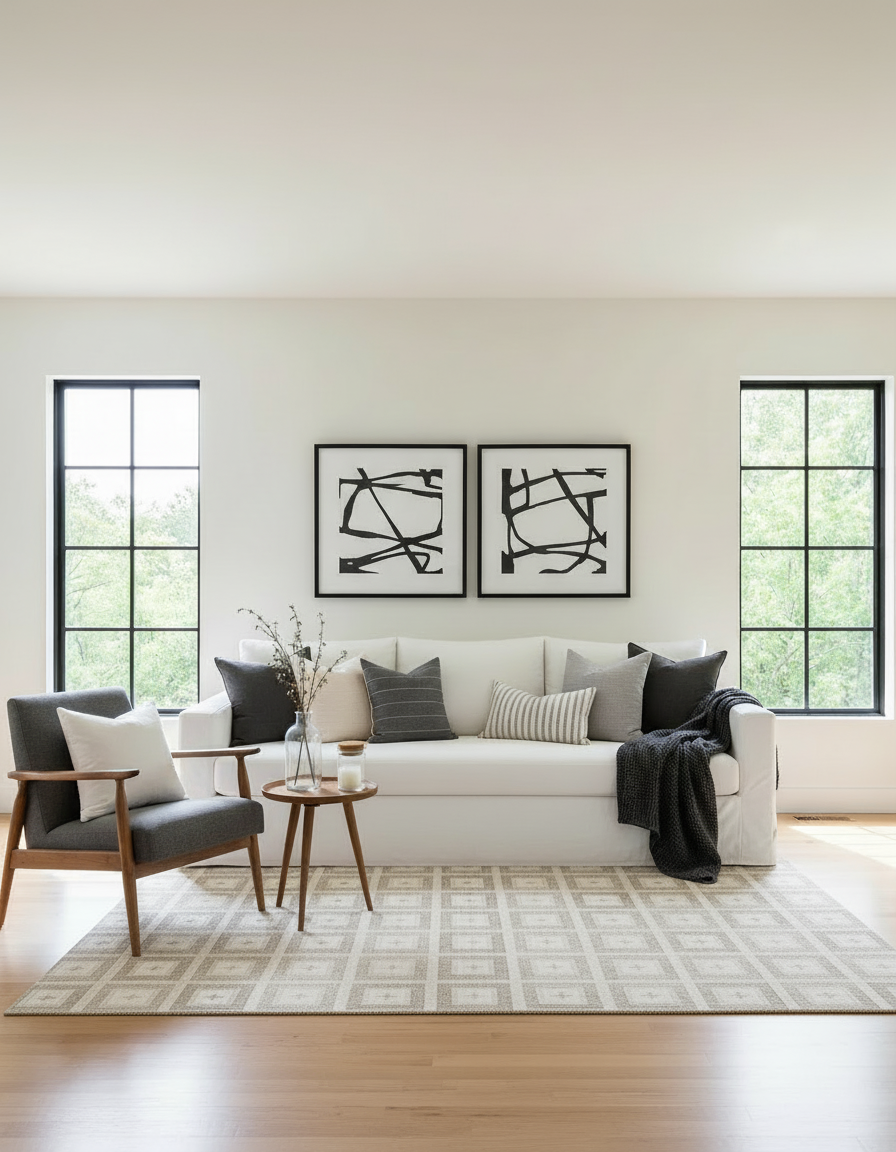 Scandinavian Kilim Rug - Size: 182 × 274 cm