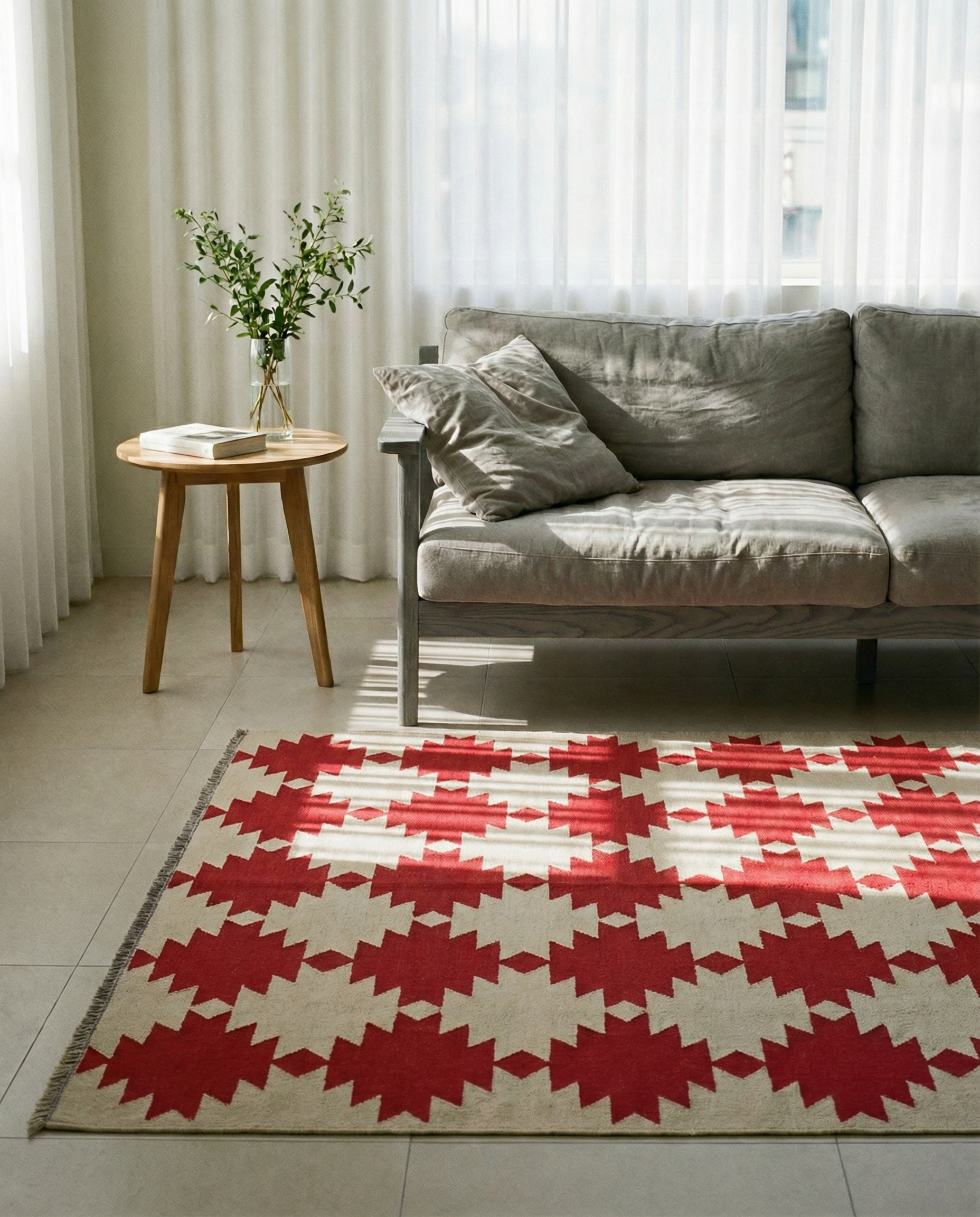 Scandinavian Kilim Rug - Size: 236 x 172 cm