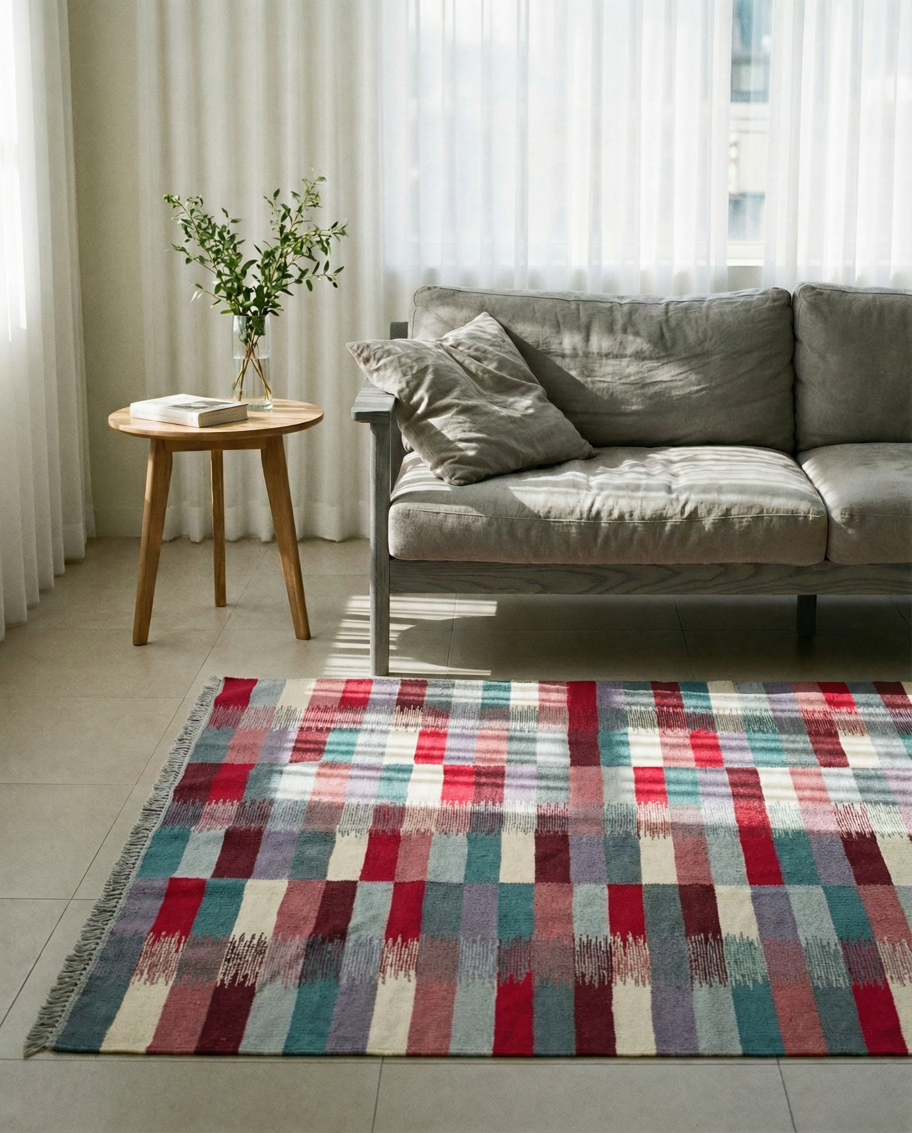 Scandinavian Kilim Rug - Size: 240 x 170 cm