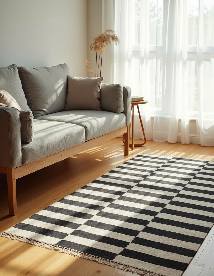 Scandinavian Kilim Rug - Size: 160 x 100 cm