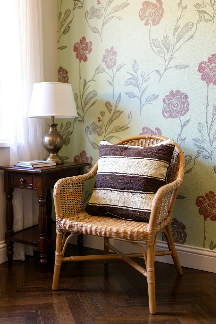 Turkish Kilim Vintage Cushion Cover - 40 x 40 cm