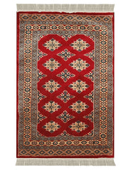 Pak Persian Overdyed Hand Knotted Wool Rug - 91 x 61 cm