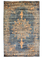 Premium SteelBlue Overdyed Rug - 295 x 198 cm